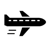 Icono de un avión de carga.