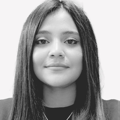 Close-up of Fernanda Flores