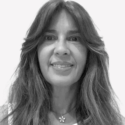 Close-up of Maria Angeles Acedo